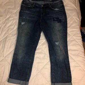 Levi - modern slim cuffed capris